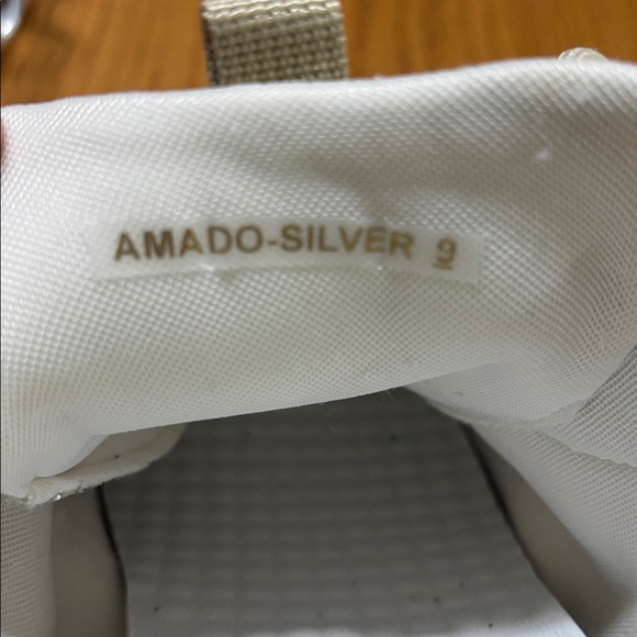 Azalea Wang- Amado Silver Chunky Sneakers - Picture 8 of 9